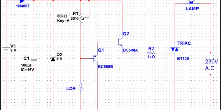 Automatic light schematic