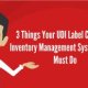 Warehouse inventory control Systems