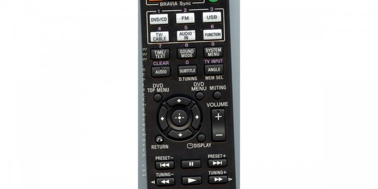 Sony AV system remote control